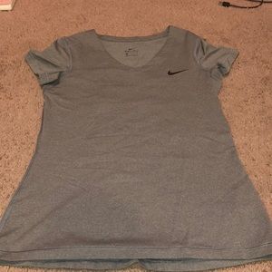 Grey Nike shirt. Worn once; in perfect condition!